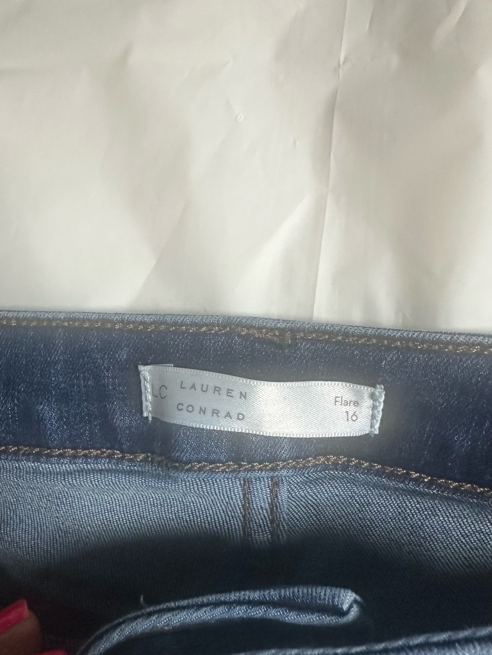 LC Lauren Conrad Dark Blue Flare Jeans